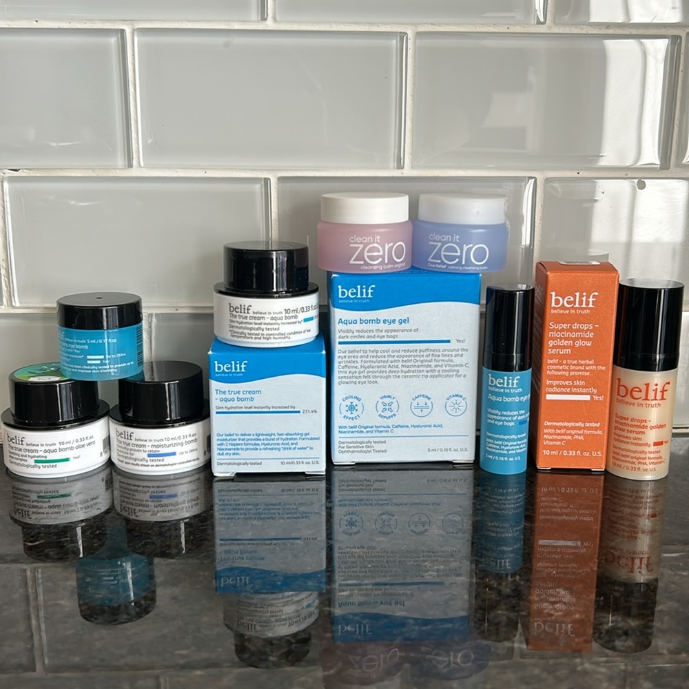 BELIF Travel Skincare + ZERO skincare 🆕